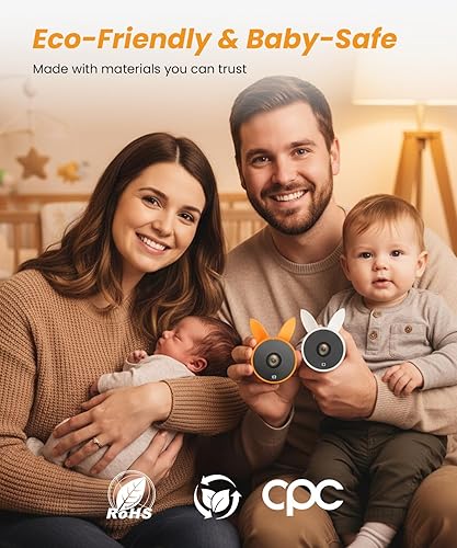 Miniatura 6 de Babyvue BV2 - Cámara USB para automóvil para bebé, 4.5 pulgadas, 1080P, fácil instalación, con rotación flexible de 360, asiento de automóvil