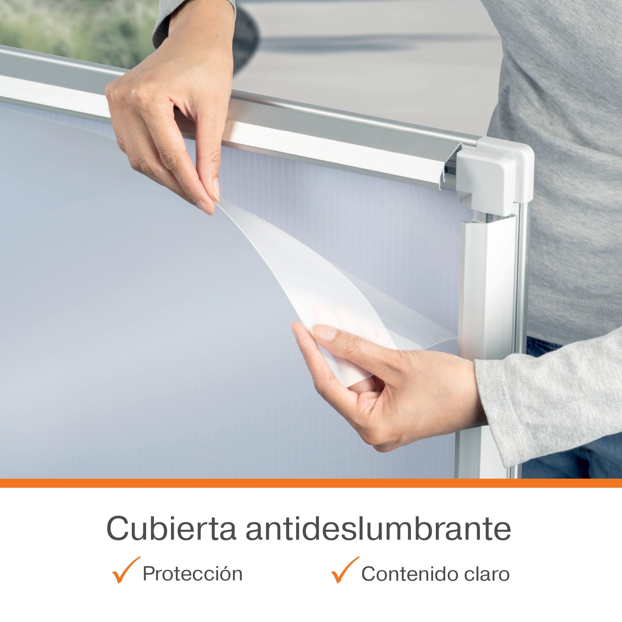 Nobo Impression Pro A1 cartel de suelo con base estable lastrada | Marco doble cara apertura rápida, cubierta PP antirreflejos, ruedas ocultas, exterior, tienda, comercio, restaurante