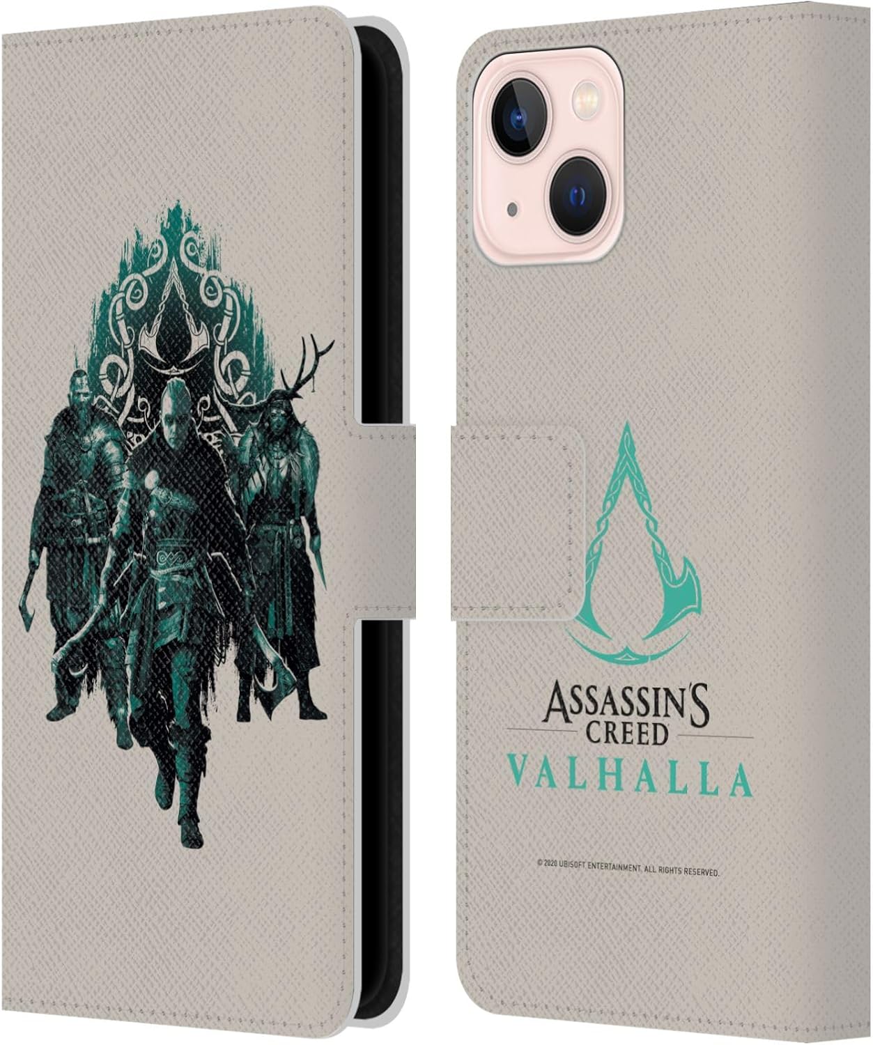 Head Case Designs Officially Licensed Assassin's Creed Banners Valhalla Compositions and Patterns Leather Wallet Case Compatible with Apple iPhone 13