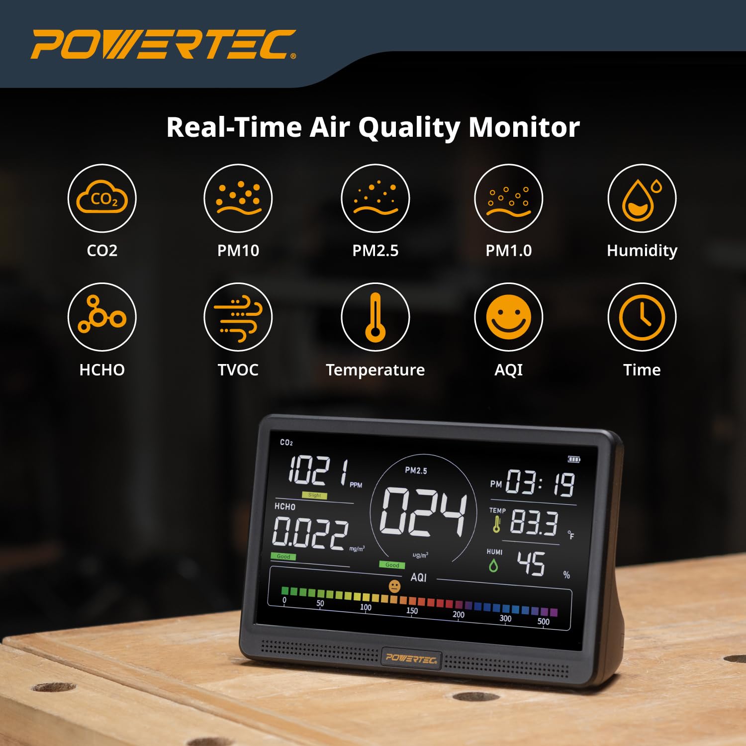 Powertec 75019 interior filtro para Powertec af1044