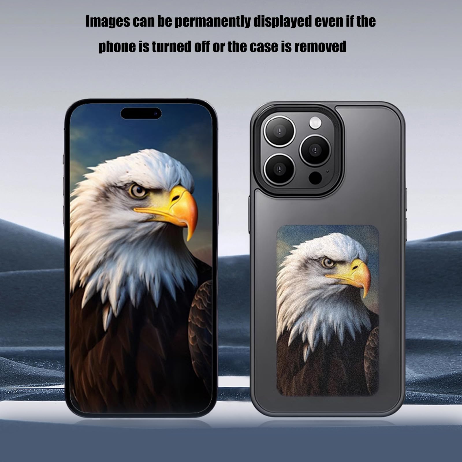 Custodia per telefono, cover in acrilico, 15 GRIGIO, M GRIGIO | Dynamic Abilita la custodia del telefono, schermo di condivisione, aggiorna la custodia del telefono dello schermo