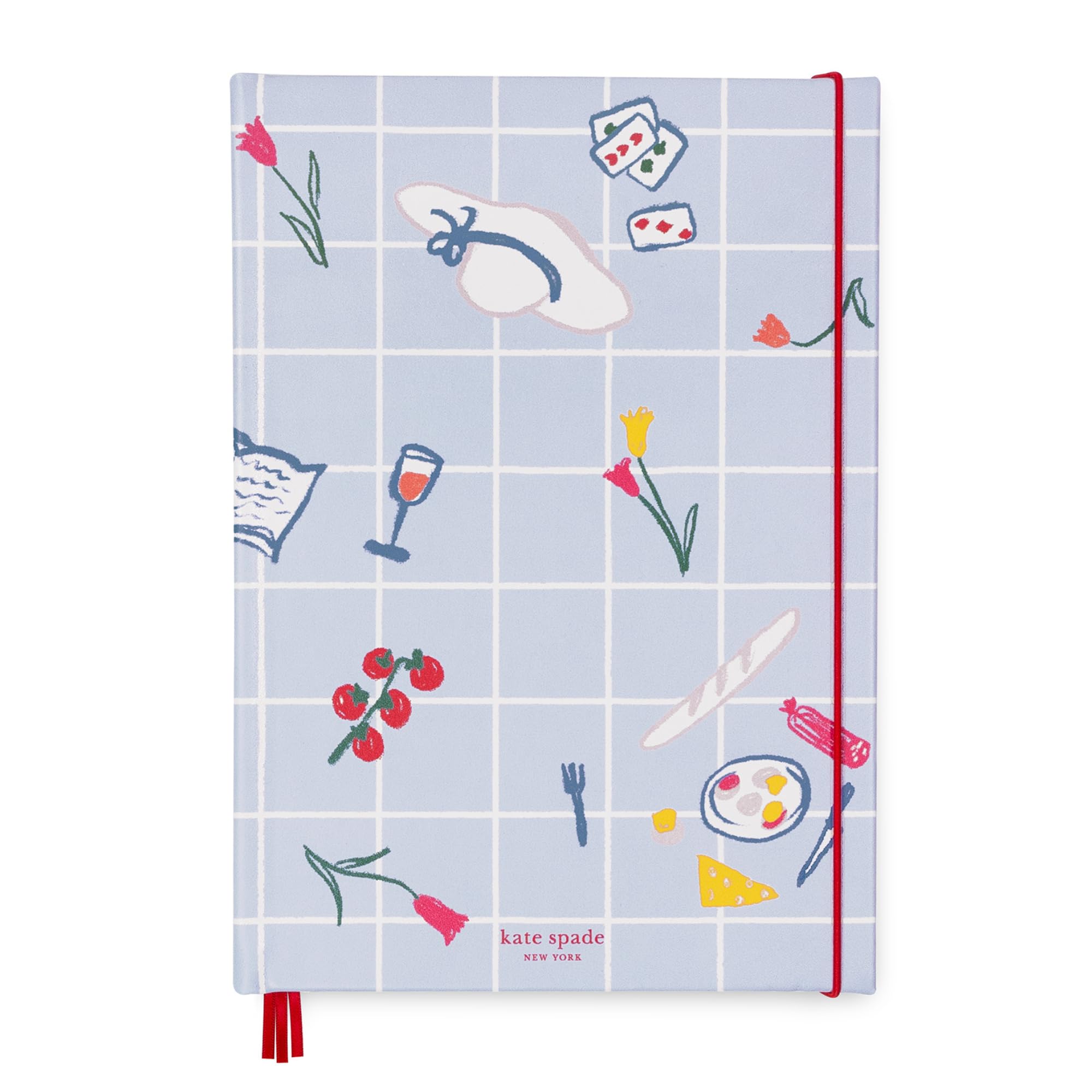 kate spade new york Take Note XL Notebook Journal, Vegan Leather Hardcover Journal, Diary Includes 168 Lined Pages, 11