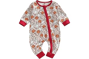 Christmas Baby Clothes Infant Toddler Boy Girl Xmas Cookie Jumpsuit Romper