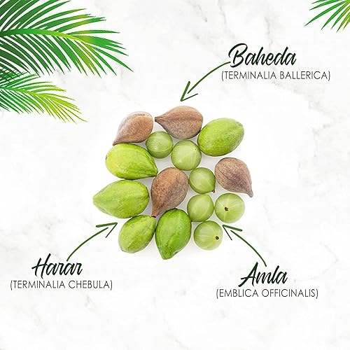 Miniatura 4 de Jugo Triphala de hierbas y ayurvédicas  Sabor original  Rico en fibra  Jugo de Triphala 100% herbario (16.9 fl oz) Paquete de 2