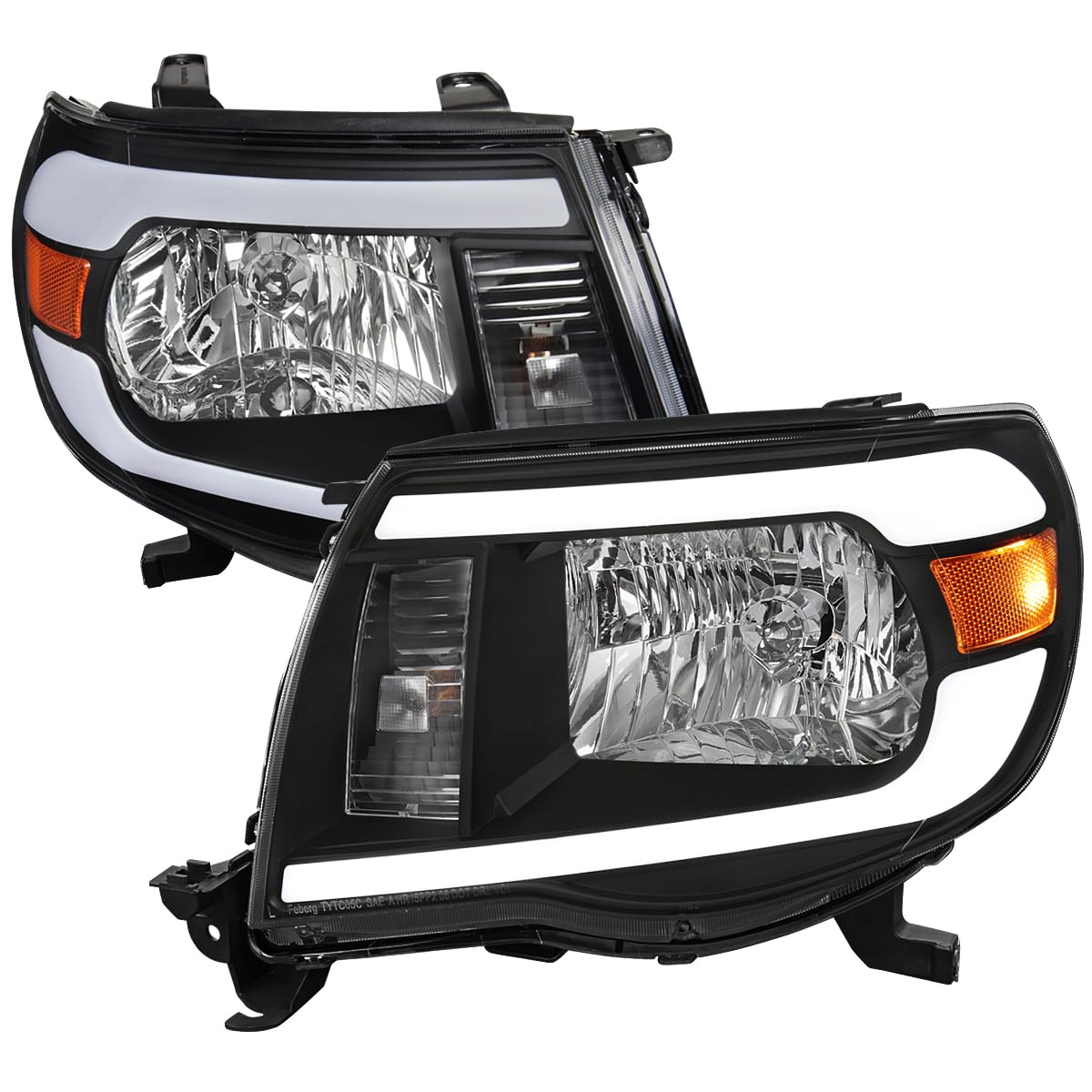 Amazon | SPEC-D TUNING ブラックヘッドライト LEDチューブ付き 2005