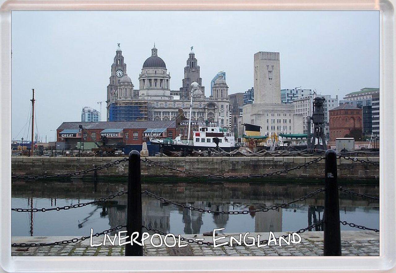 Liverpool - Jumbo Fridge Magnet