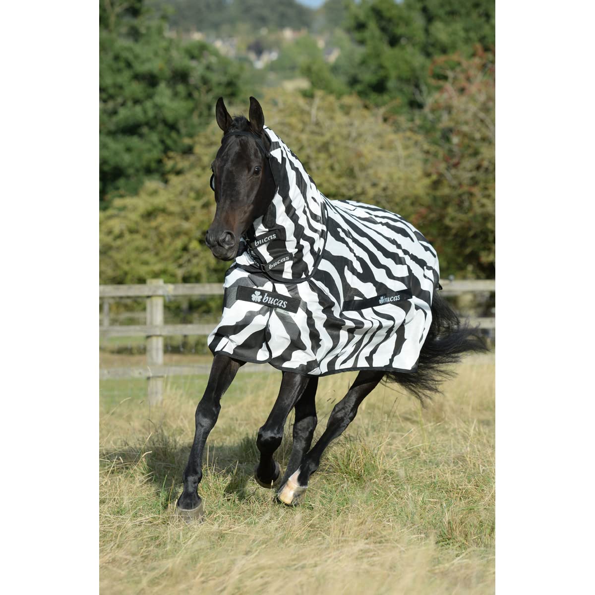 Bucas Buzz-Off Fliegendecke Zebra Full-Neck, 155