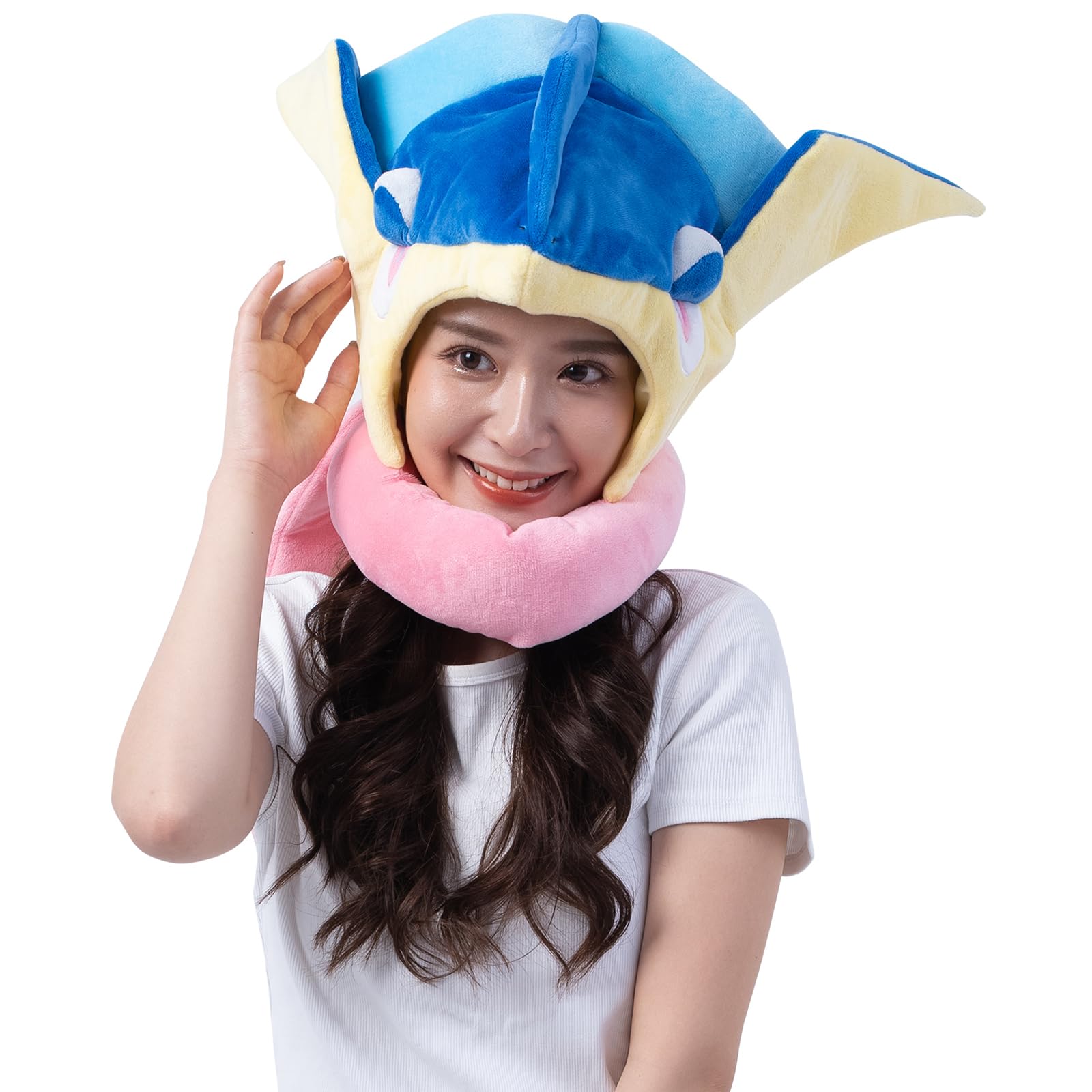 SAZAC Cozy, Warm Greninja Kigurumi Hat with Ear Flaps Pokemon