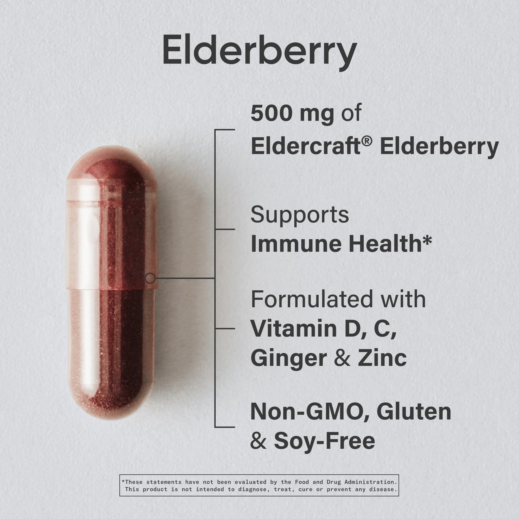 Sports Research® Elderberry Immunity Formula w/Zinc, 60 Count — Amazon image 2