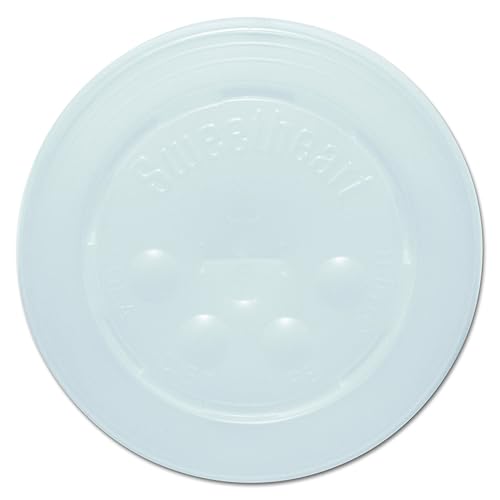 Solo L16BL-0100 - Tapa de plástico translúcido para vasos de papel solitario (2000 unidades)