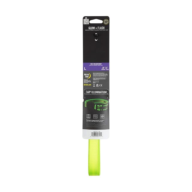 Foto 6 de 7 de Nite IZE NiteDog - Collar LED Recargable - Collar de Perro Iluminado con Hebilla de Metal Duradera