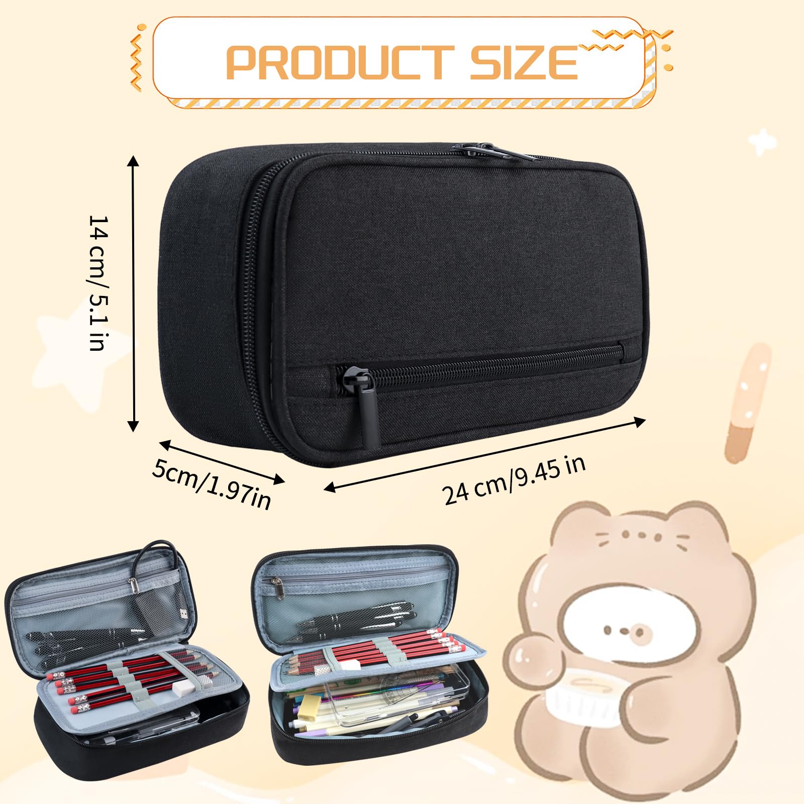 Large Pencil Case Aesthetic - Image 2
