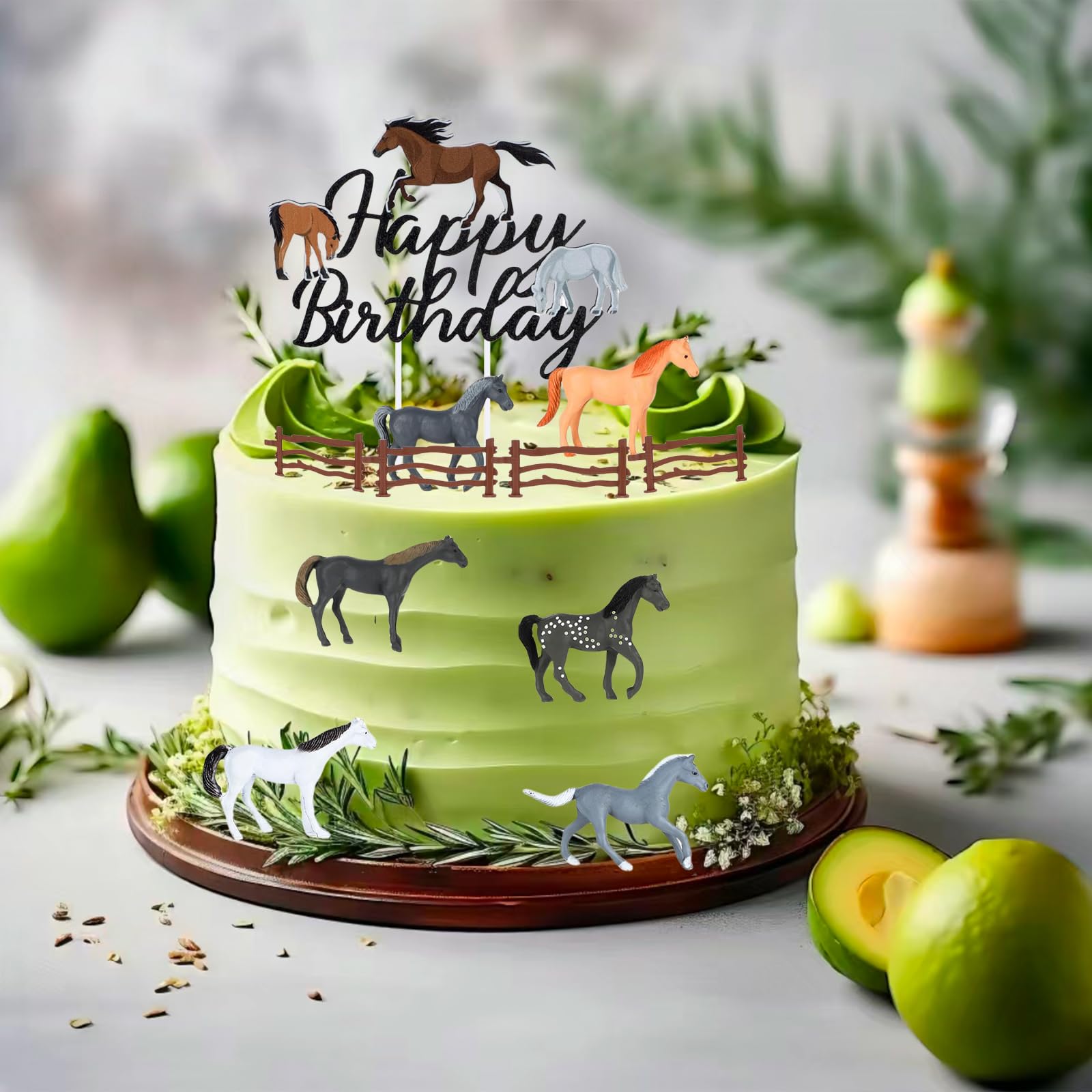 Forniture per feste di copleanno a cavallo Set con tea cavallo Banner