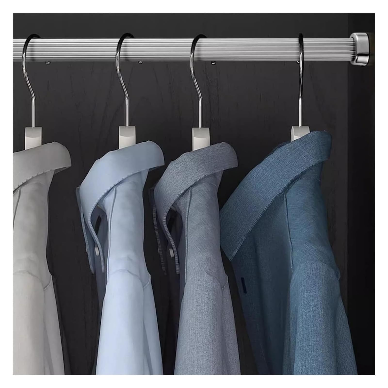 Closet Bar Rod Gold Silver