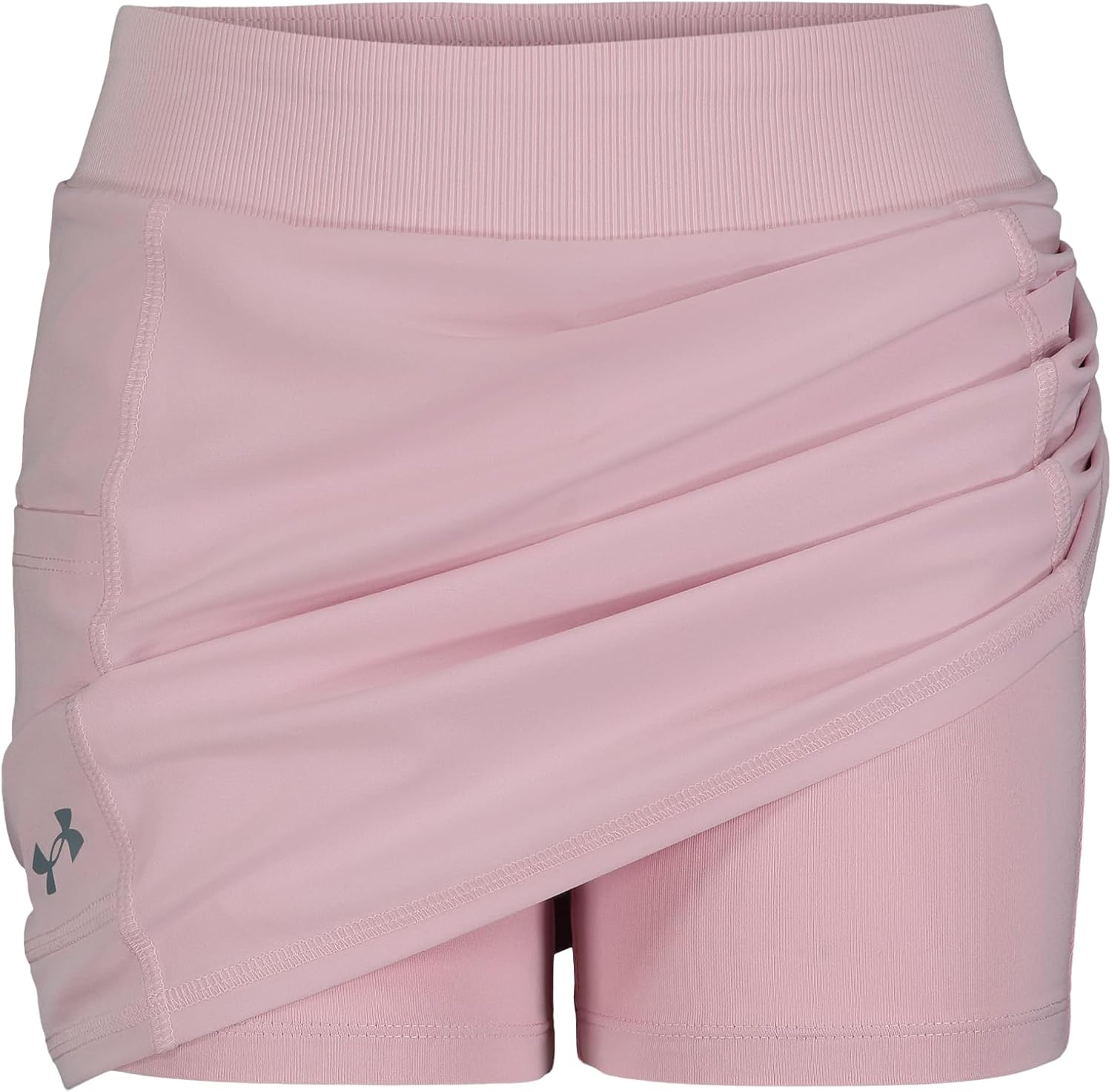 Under Armour Girls' Active Pull-on Skort with Side Patch Pockets, Moisture-Wicking 4-Way Stretch Fabric, Outdoor Collection