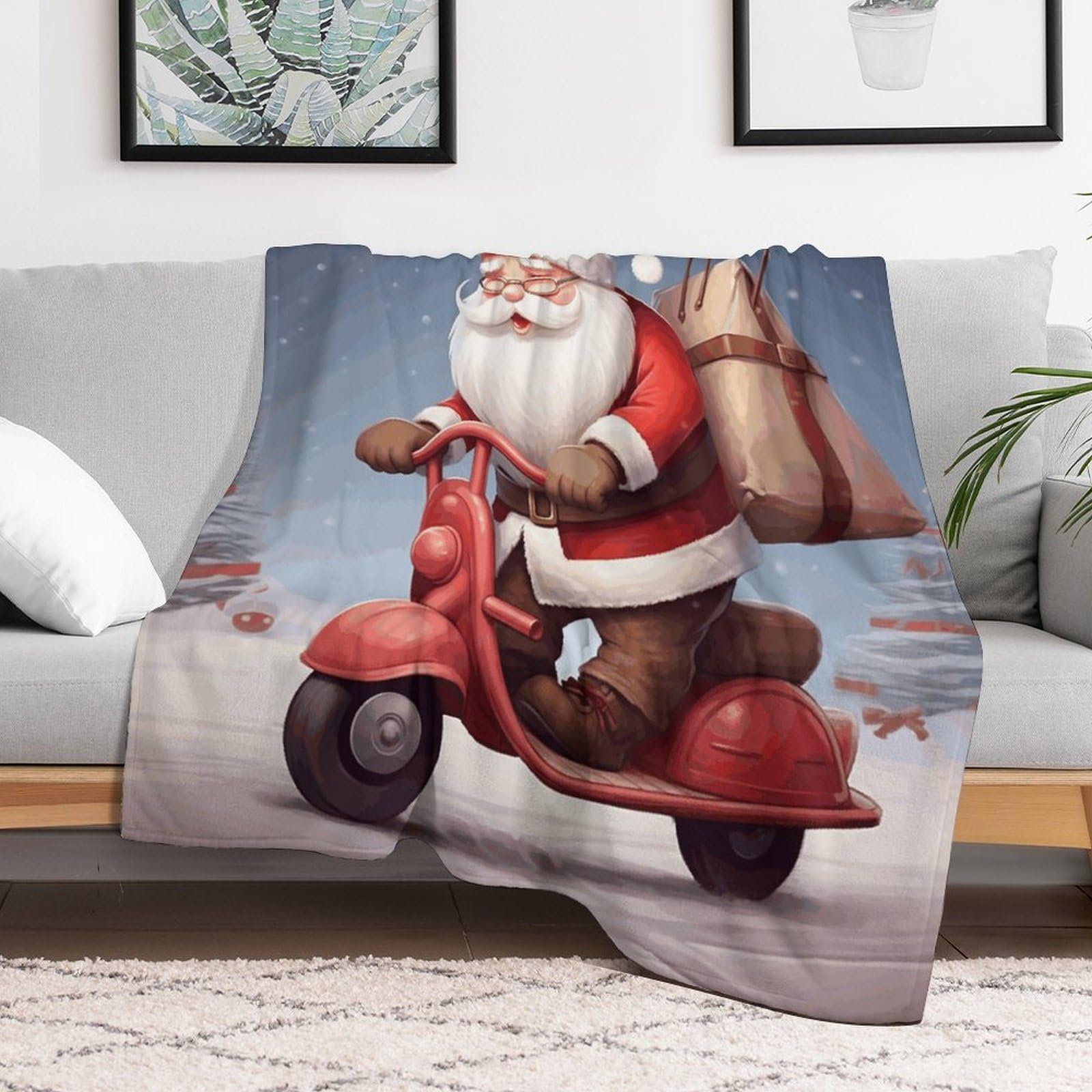Couverture polaire personnalisée en flanelle haut de gamme pour lit et canapé