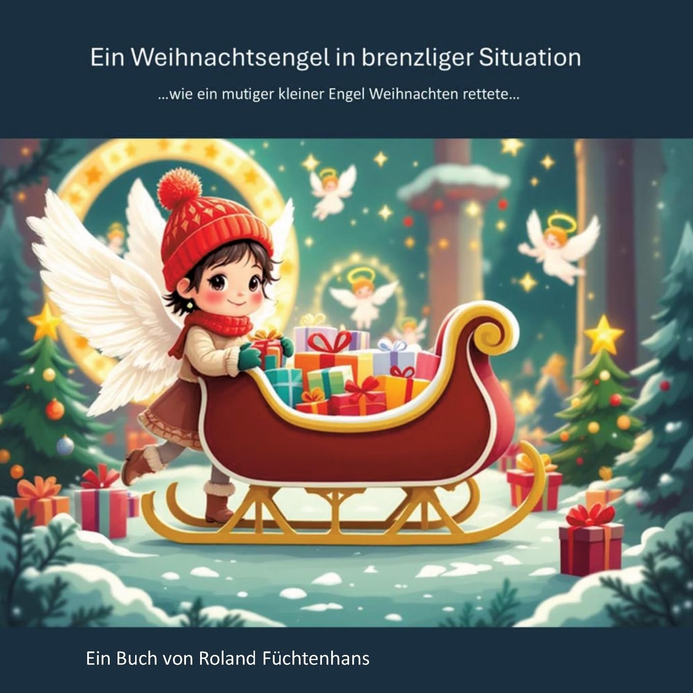 Ein Weihnachtsengel in brenzliger Situation!: Ein kleiner Engel, ein Sturz...und sehr viel Weihnachtschaos, das mit viel Herz besser nicht ausgehen könnte...