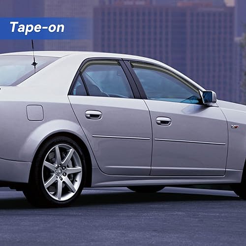 Miniatura 55 de Visores protectores de lluvia para ventana, deflectores de viento de canal exterior