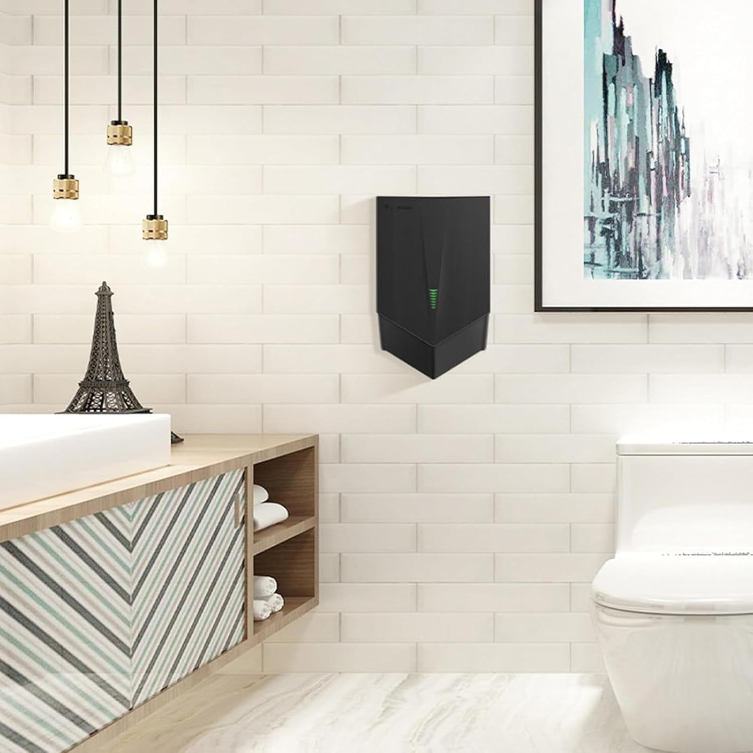 Commercial Hand Dryers for Bathrooms - Automatic Sensor, High Speed, No Touch Dryer