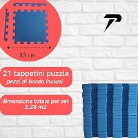 Tuco Sport 21 darabos puzzle fitness szőnyeg csúszásmentes edzőpad ütéselnyelő védelemmel 4