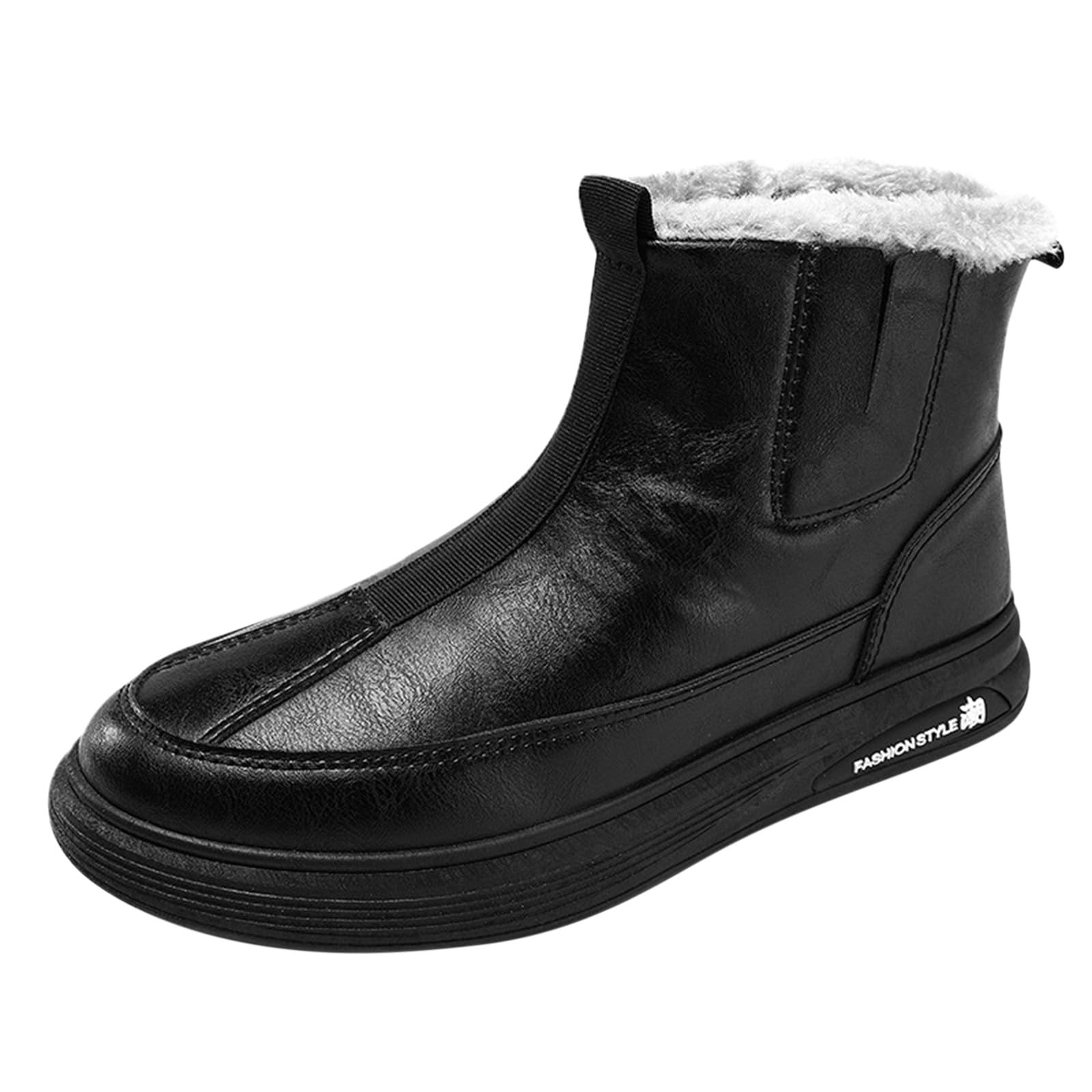 Chaussures d'hiver pour homme sans lacets - Raquettes de neige pour homme
