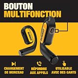 DEWALT Heavy Duty Open Ear Headphones, Bluetooth 5.3 Wireless Earbuds with 44Hrs Runtime - 8