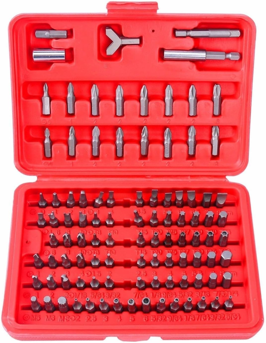 Security Bit Set, Chrome Vanadium Steel | 100-Piece Set