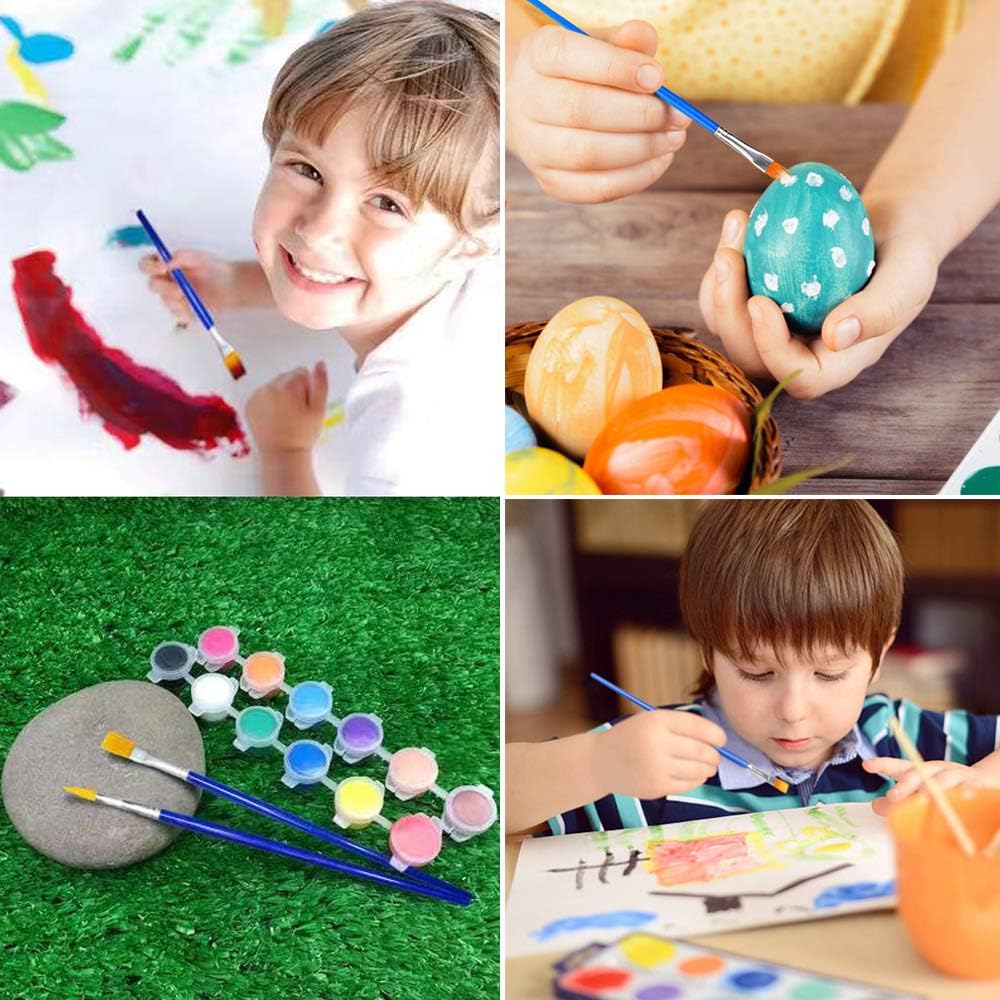 24 pcs Paint Brushes for Kids Painting