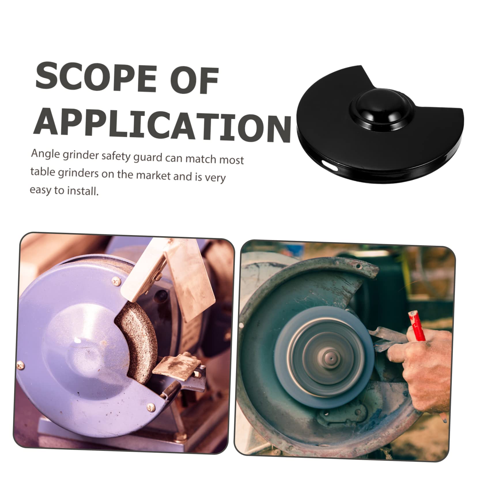 DOITOOL 150mm Bench Grinder Shield Kit Angle Guard Replacement Tool Eye Shield for Bench Grinder