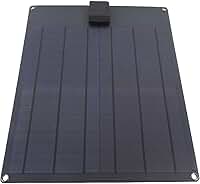 Luocute Kit de Painel Solar, de Proteção Inteligente Com Carregamento Rápido, Alta Taxa de Conversão de 35 W 25%, Vidro Fotovoltaico Espelhado, Carregador Lento de Manutenção de Bateria