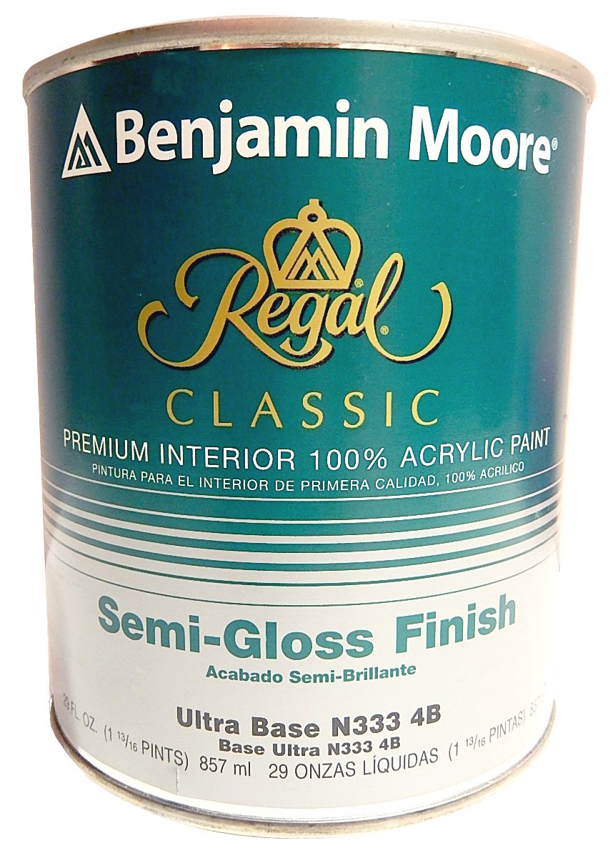 Amazon | ベンジャミンムーア 水性 リーガルセミグロス 5分艶有り 色