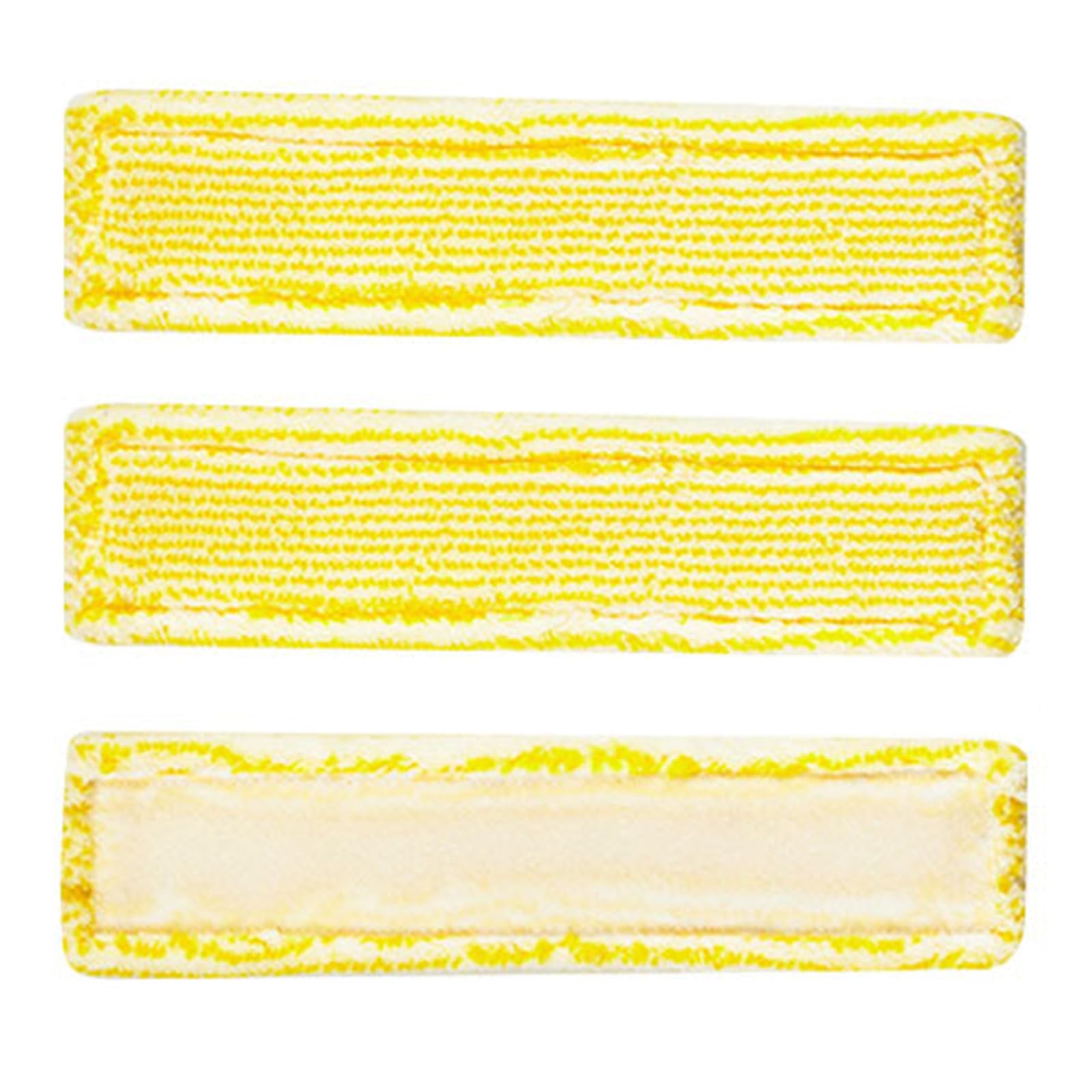 ChainYao 3 Pack Replacement Microfibre Pads for Karcher Window Vac WV2 WV5 WV6 Plus | Premium Velcro Cleaning Cloths Compatible with Spray Bottle Models