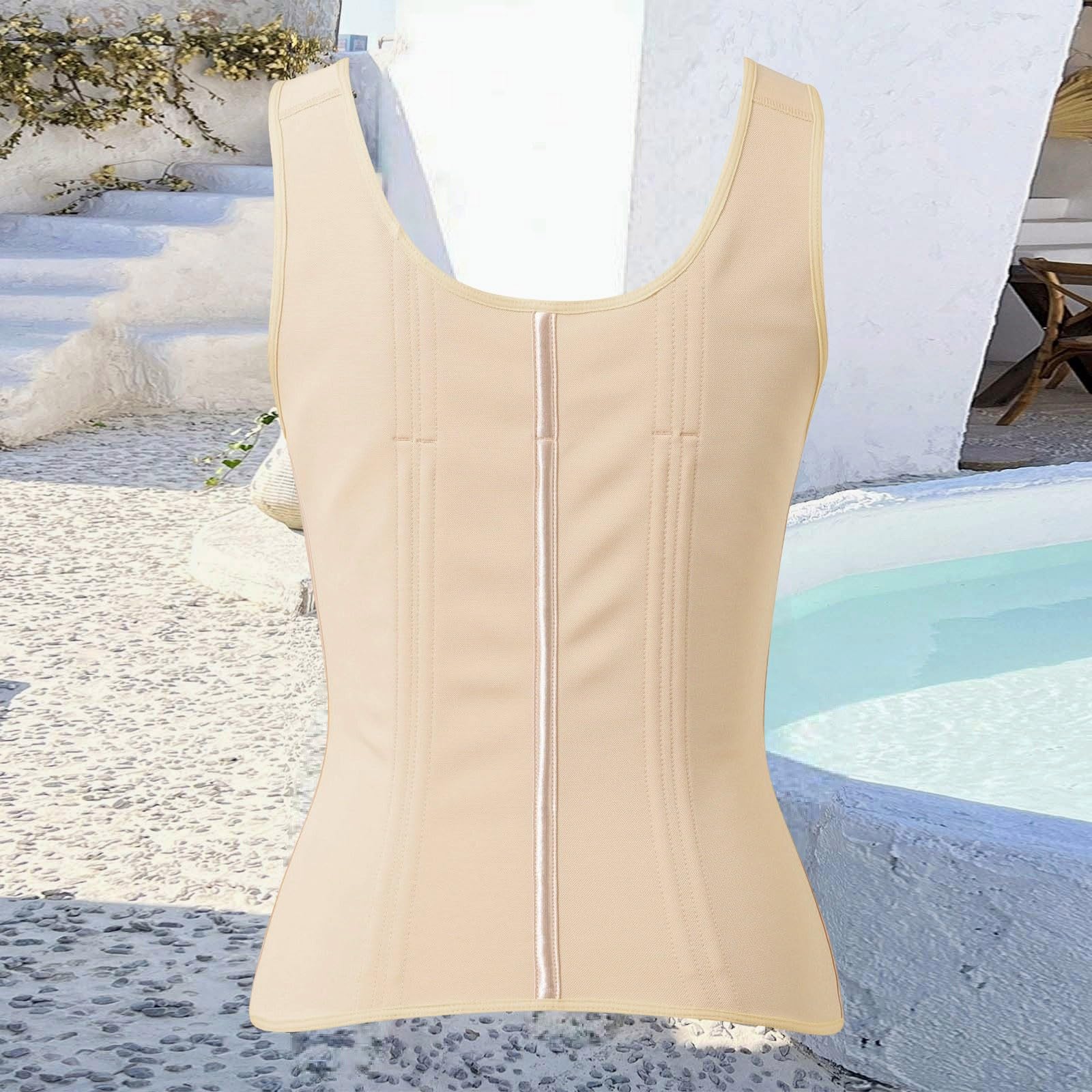 WWricotta Guaina Modellante a Corsetto, Effetto Lifting e levigante, Contenitivo per Pancia e Fianchi, Indumento Intimo sagomante/A
