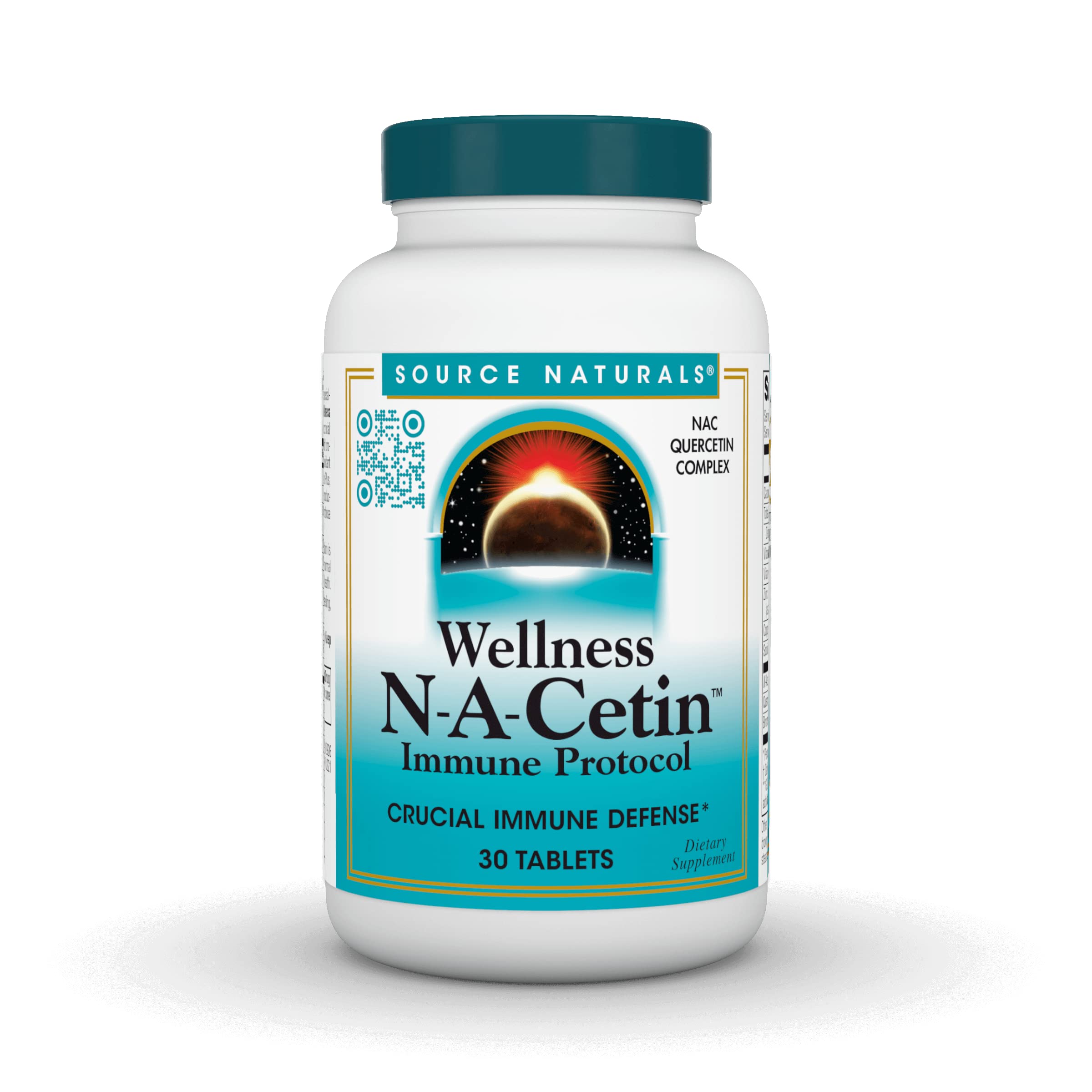 Source Naturals Wellness N-A-Cetin Immune Protocol, Crucial Immune Defense* - 30 Tablets