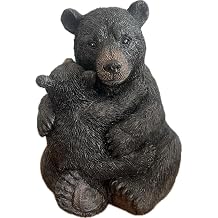 6 inch Tall Black Bear and Cub Novelty Decorative Coin Bank