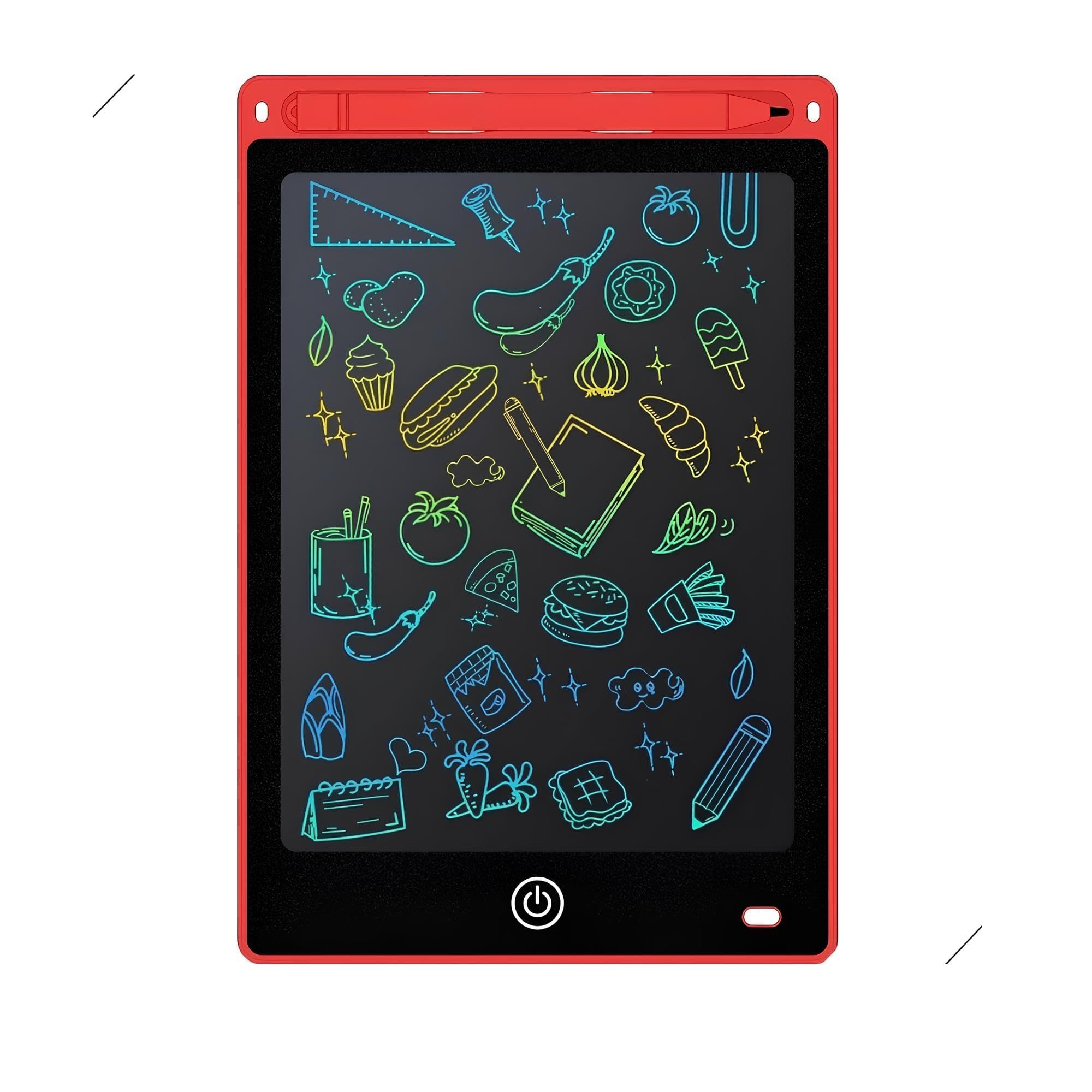 Lousa mágica digital infantil 12" com Tela LCD – Tablet de Escrita Criativa para Crianças