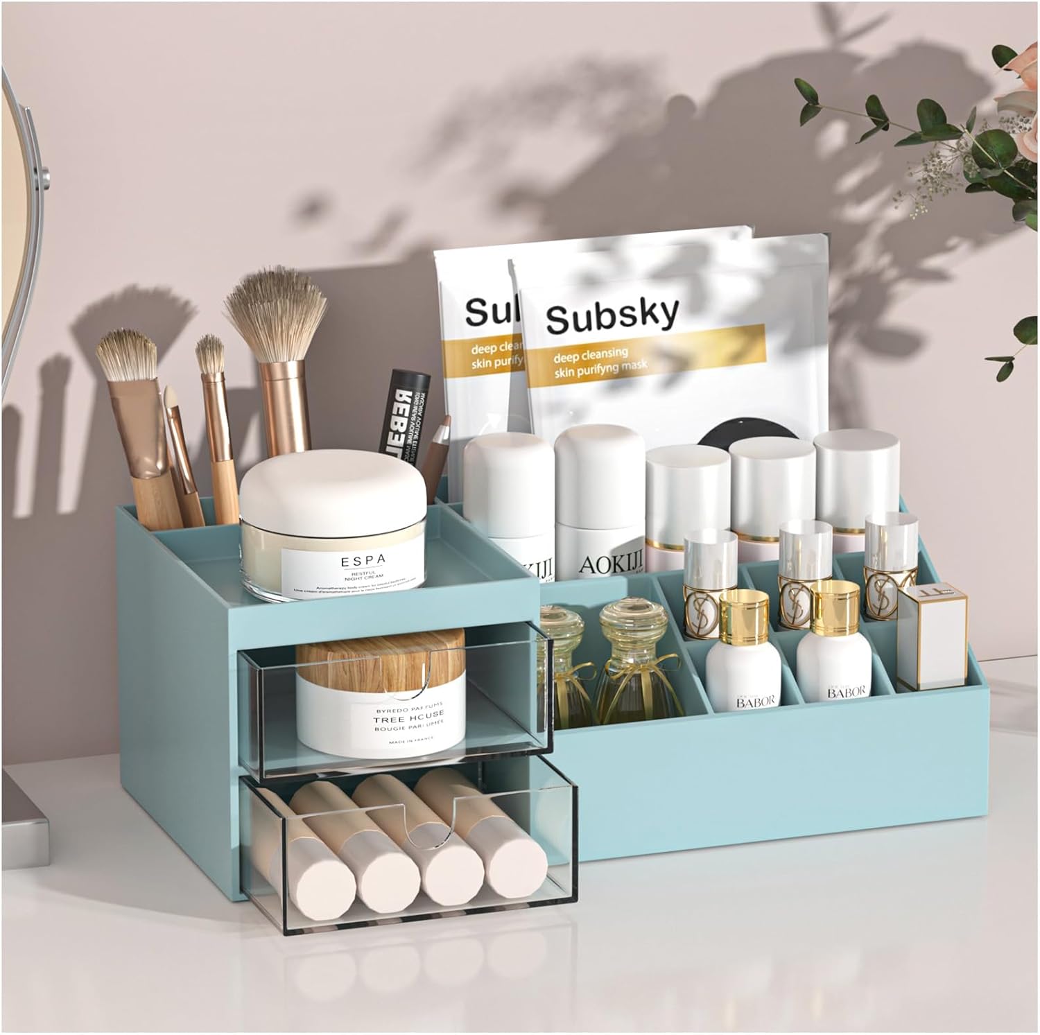Subsky Makeup Organizer with Drawers, Easy Storage for