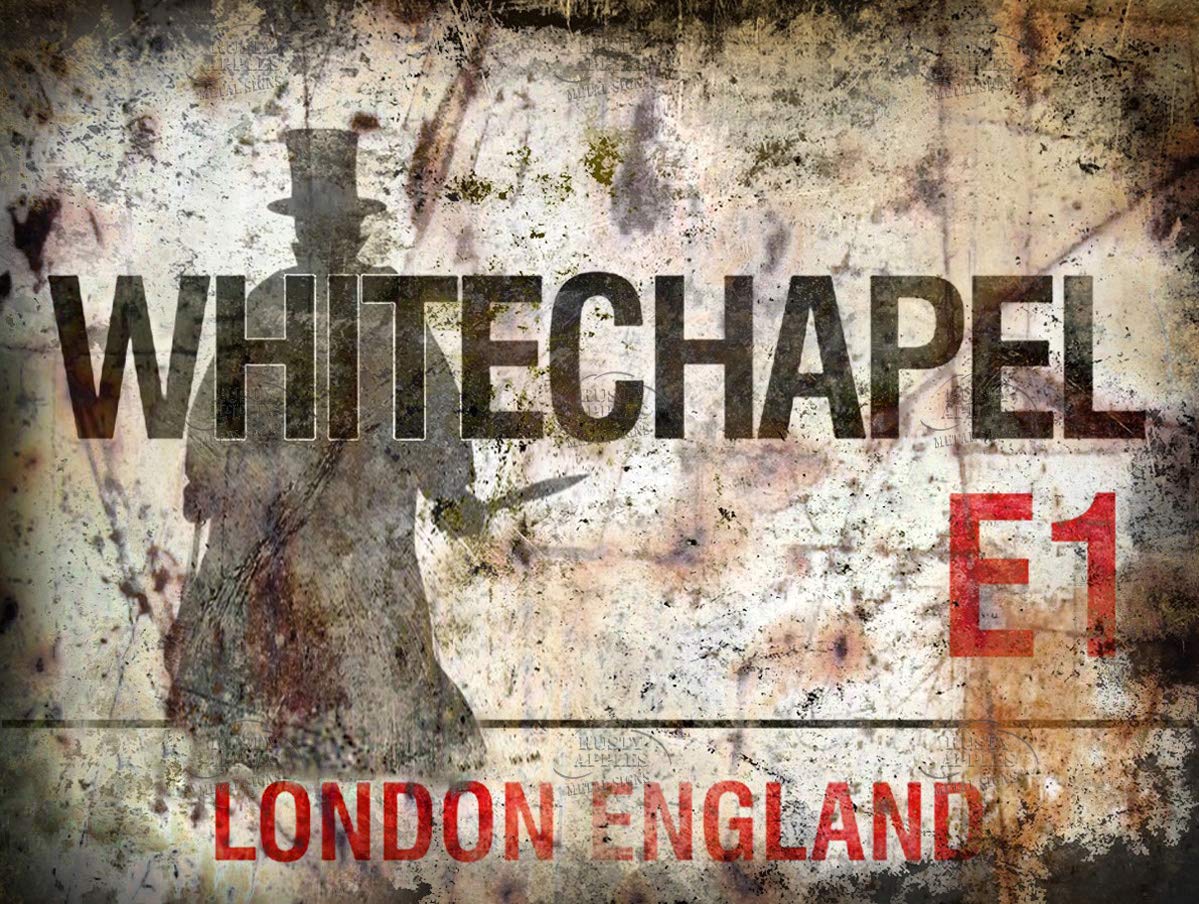 Cass Whitechapel - Jack The Ripper London Street - Metal Wall Art (16” X 12” 400 X 300 Mm)