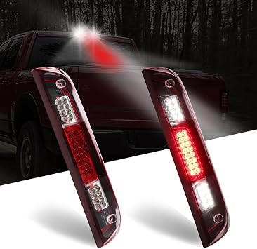 LED Third 3rd Brake Light Rear Cargo Lamp High Mount Stop light for Chevrolet Silverado/for GMC Sierra 1500 2014-2018, 2500HD 3500HD 2015-2018 Red Lens