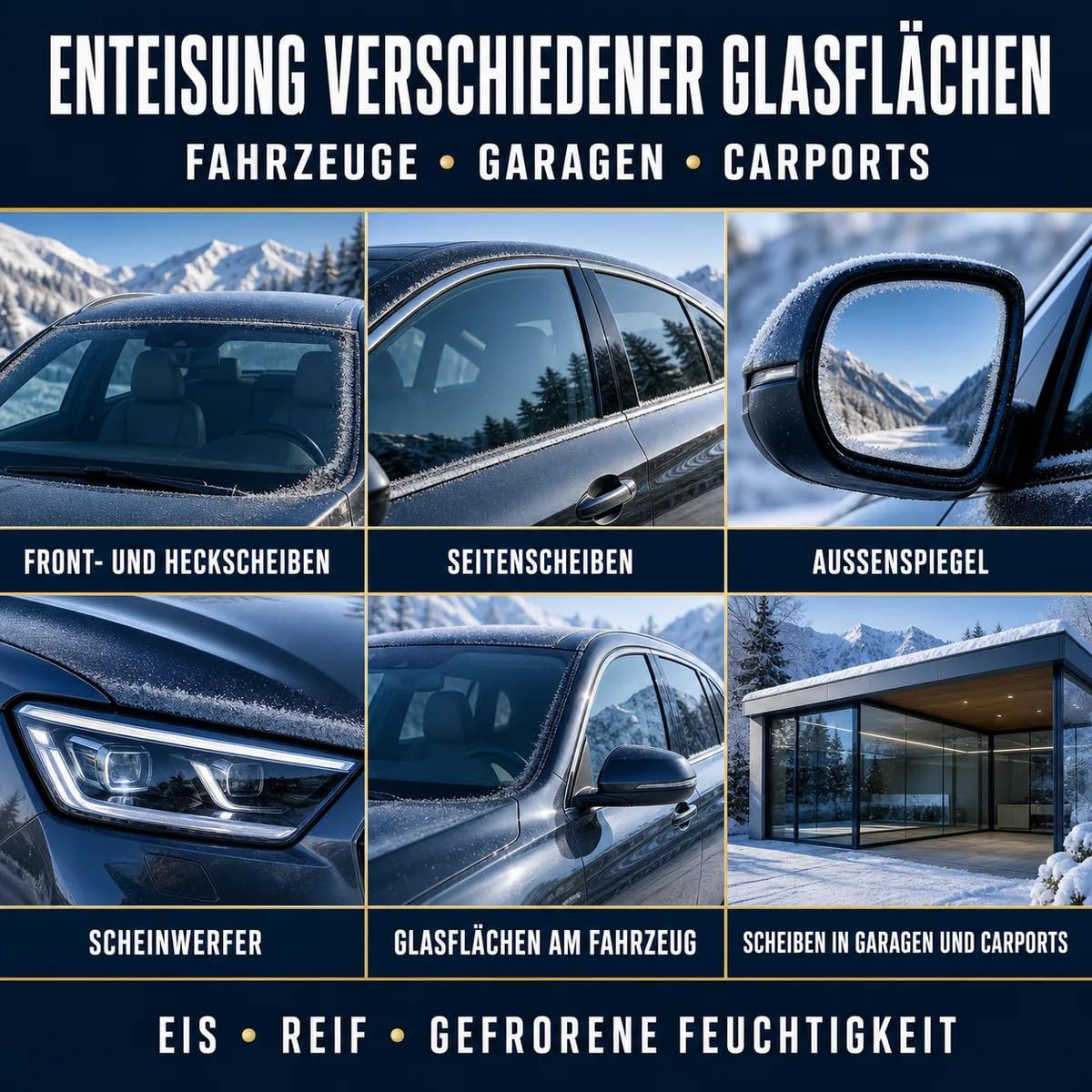 Scheibenenteiser -40°C 5 L – schnelle Enteisung, materialschonend