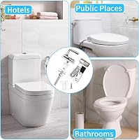 YAOSHENGUP Univerzális WC-ülőke Zsanér Készlet - Rozsdamentes Acél Rögzítő Csavarok, Ovális, 2 db-os Szett Toalett Ülőke Cseréhez 7