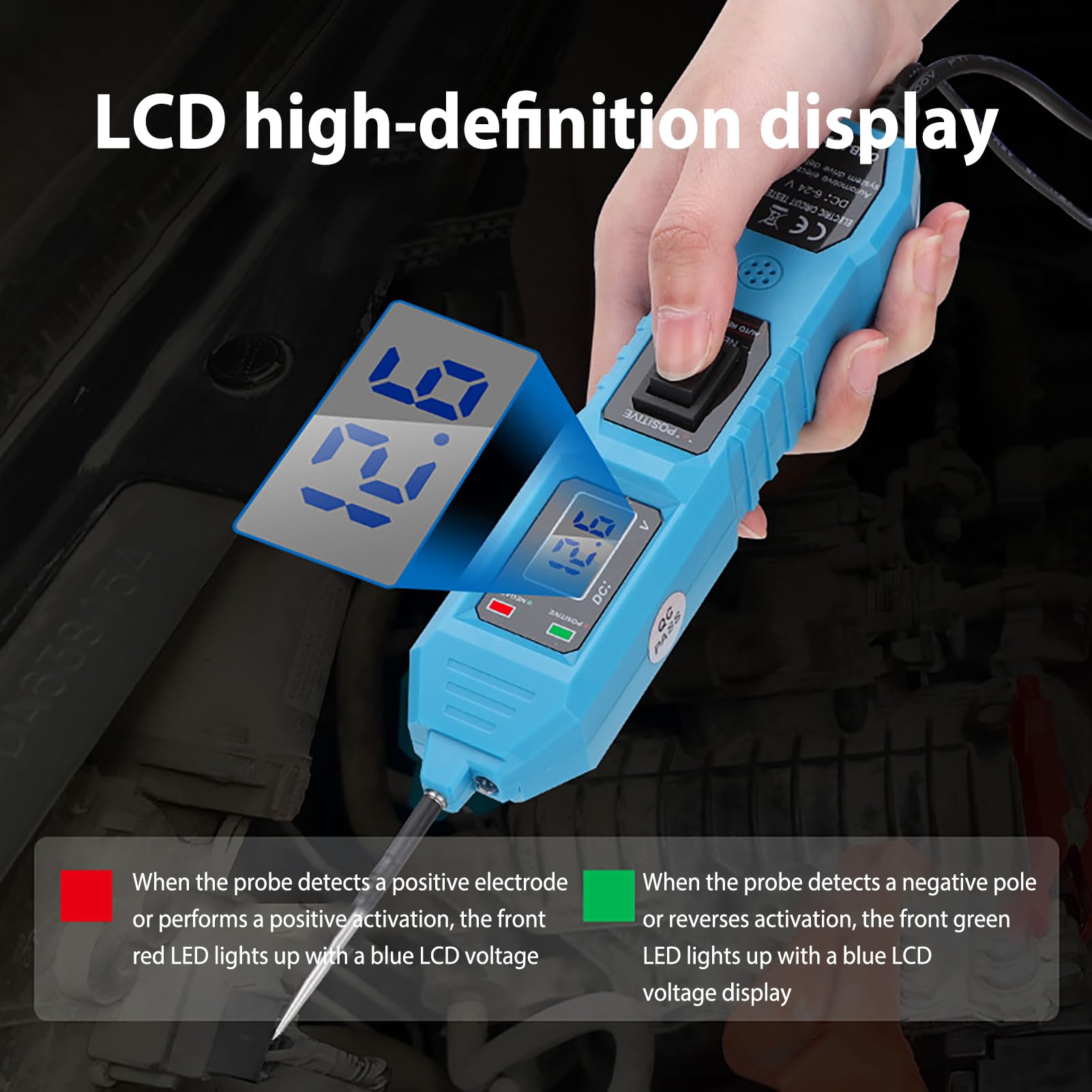 Testeur De Fusible Voiture - Écran LCD, LED, Portable, Haute Précision (0,01A-19,99A)