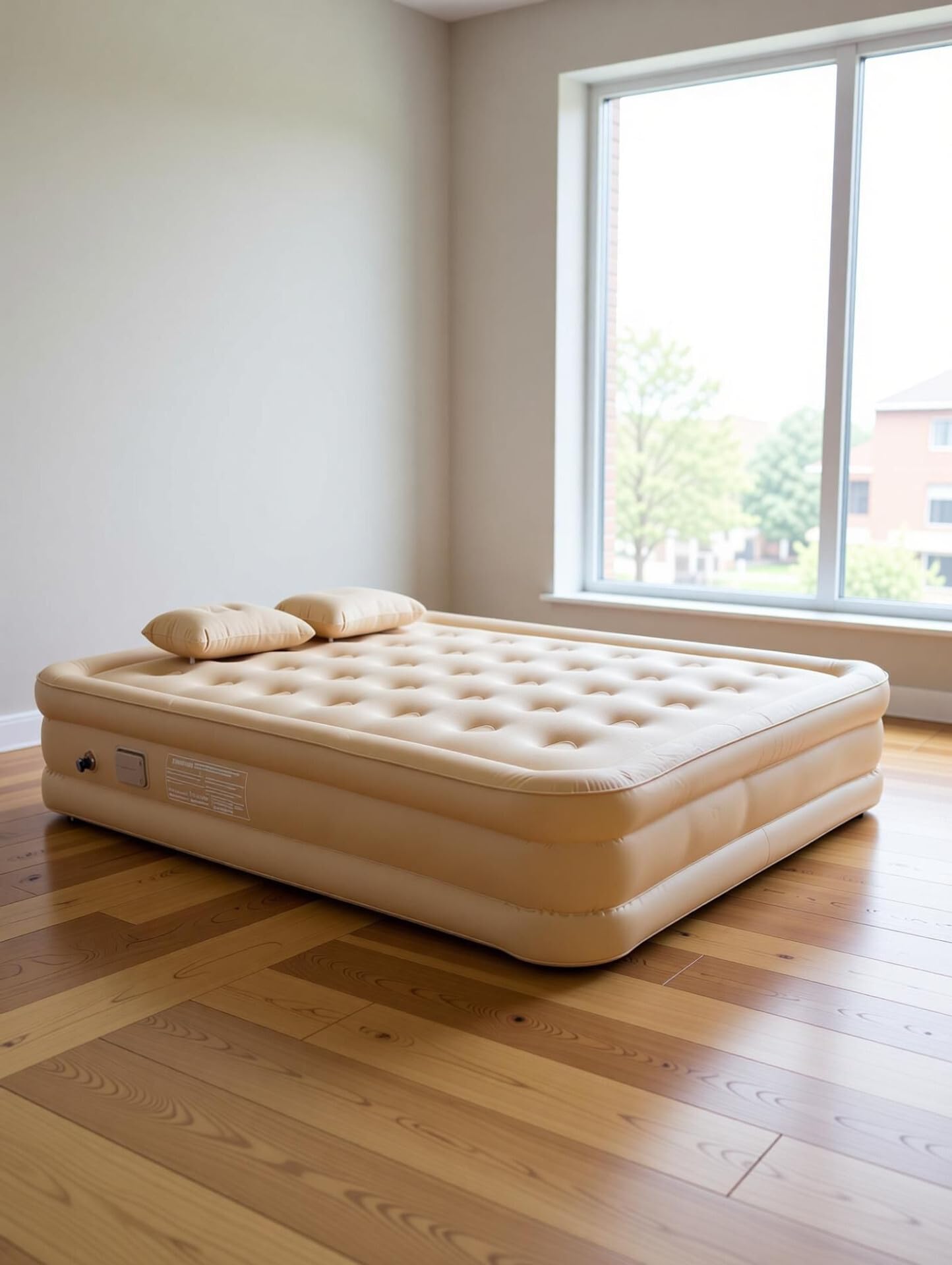 Inflatable Sofa Cum Air Bed | Single Air Mattress with Electric Pump | Portable Sleeping Bed-image-38