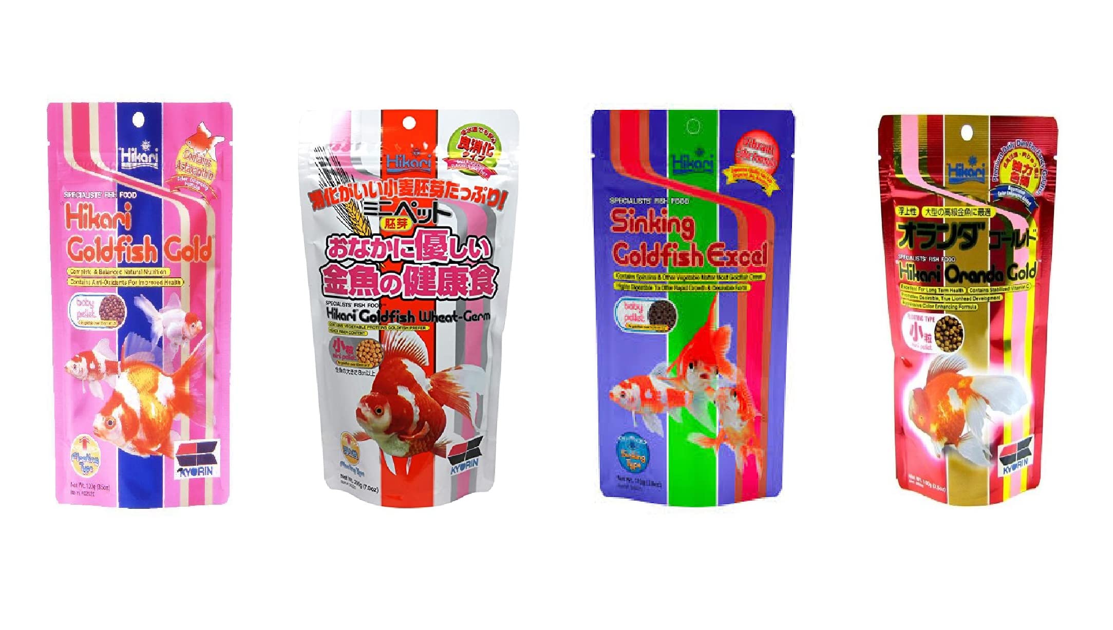 Hikari Gold Fish Food Collections- 4 in 1 Combo (B0BJB8MM3H) Amazon Price History, Amazon Price Tracker