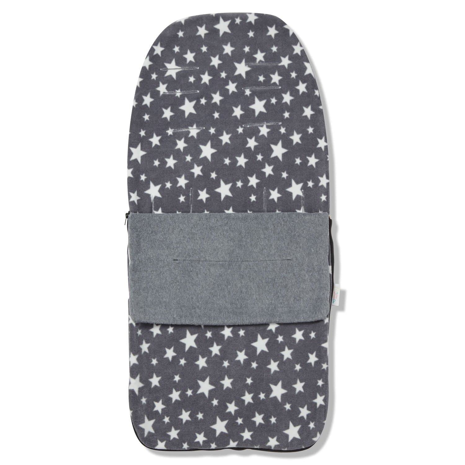 For Your Little One Snuggle Summer Footmuff Compatible with Red Kite - Grey Star - Fits All Models