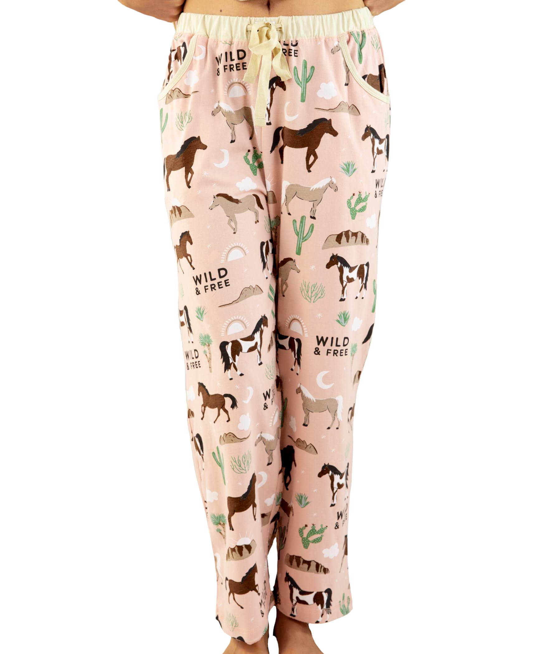 Lazy One Pajamas for Women, Cute Farm Pajama Pants and Top Separates