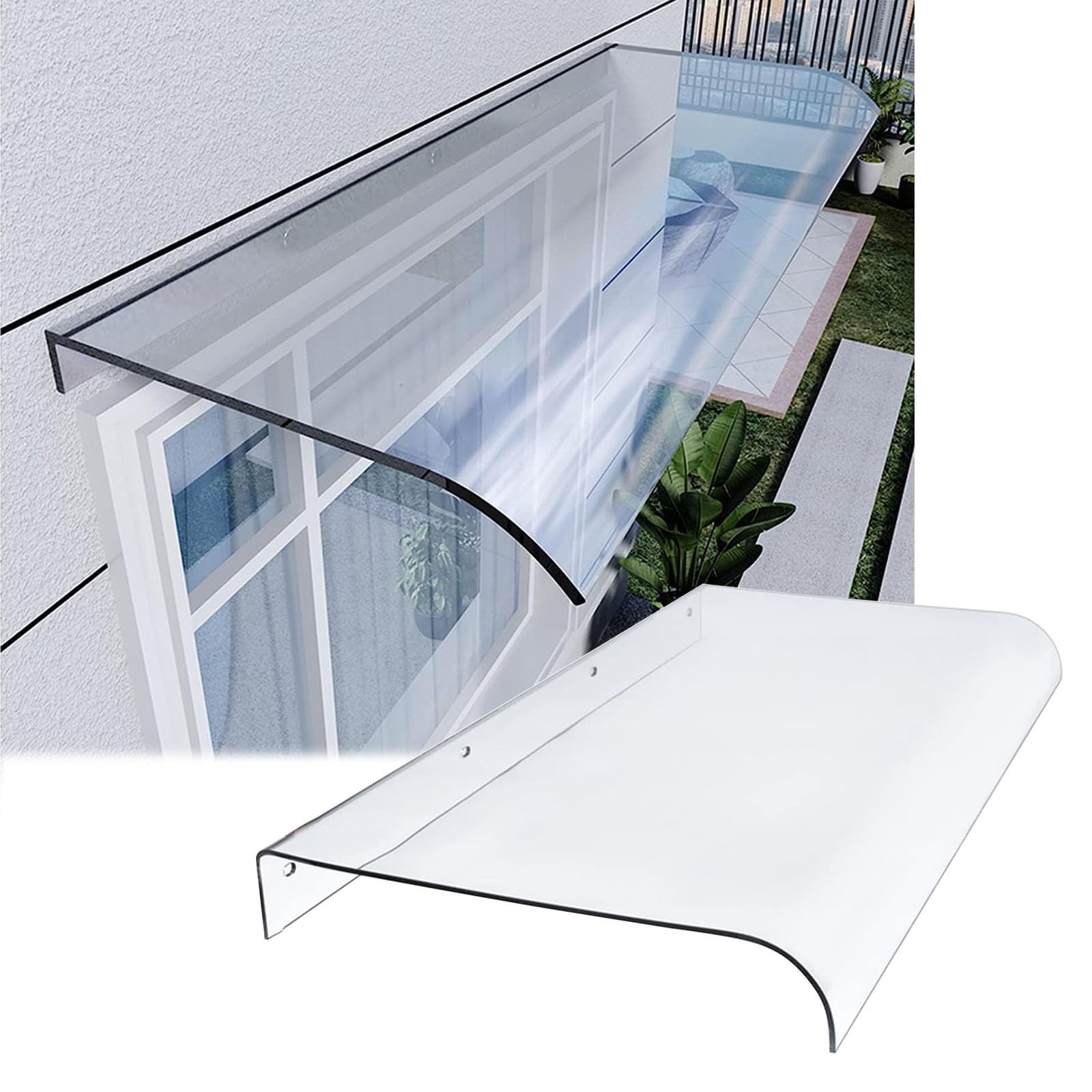 Amazon.co.jp: 耐久性 屋根庇 雨よけ ベランダひさし 住宅屋根ひさし