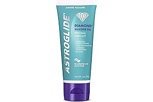 Diamond Premium Waterproof Silicone Gel Personal Lubricant, 3 Ounce
