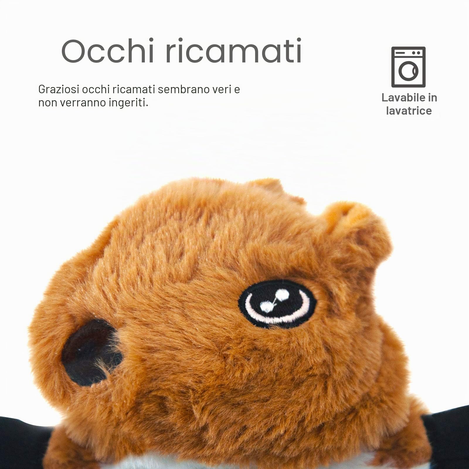 SHARLOVY 5 giocattoli per cani taglia grande media con squeak fruscio peluche senza imbottitura masticare