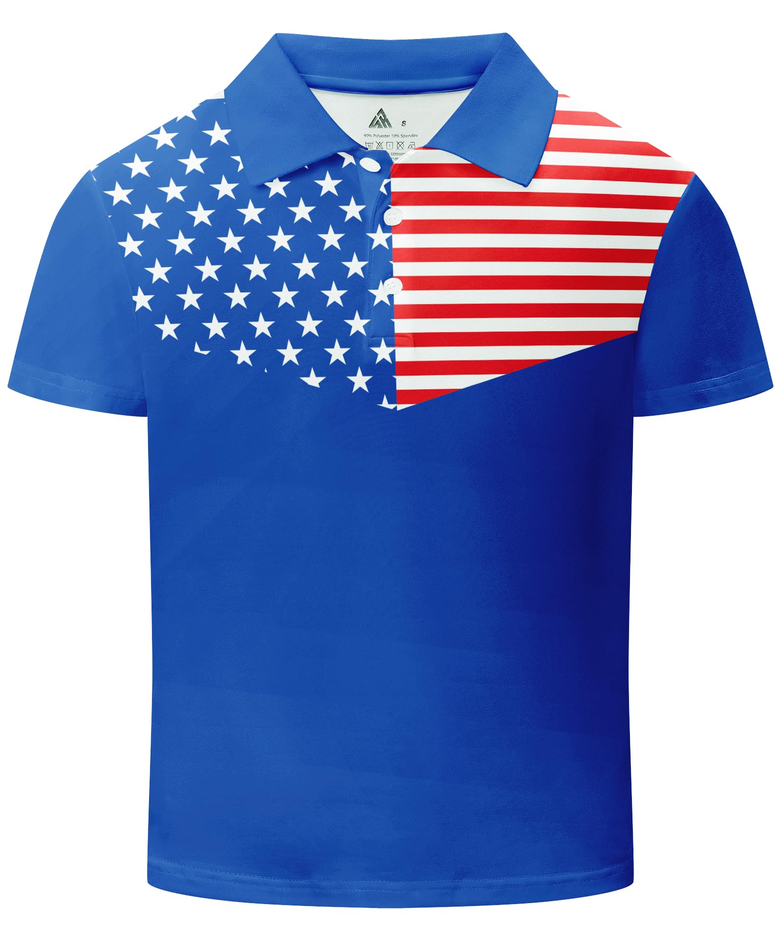 Polo de manga corta para niños, con cuello de golf, uniforme escolar, tenis, piqué para niños